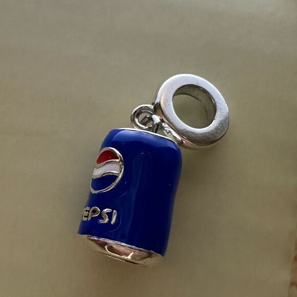 Pepsi Silver 925 Charm Pandora FIT - Picture 2 of 10